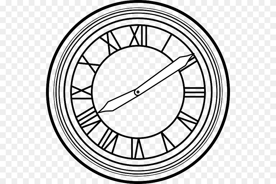 Back To The Future Clipart, Clock, Machine, Wheel, Analog Clock Free Transparent Png