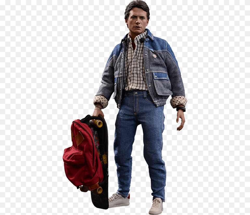 Back To The Future Marty Mcfly, Jeans, Pants, Clothing, Man Free Png Download
