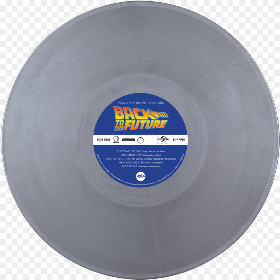 Back To The Future Music From The Motion Picture Lp Back To The Future Vinyl Record, Plate, Disk Free Png Download