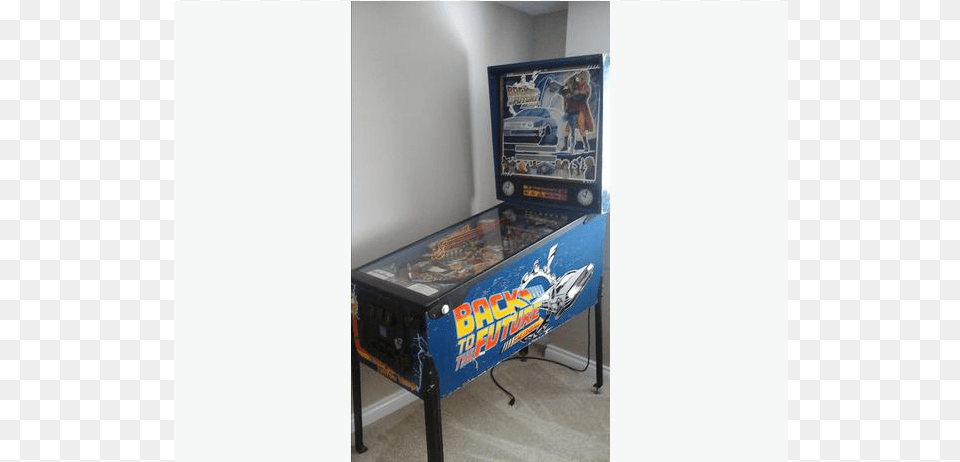 Back To The Future Pinball Machine Game For Sale Back To The Future Pinball, Arcade Game Machine, Person, Car, Transportation Free Transparent Png