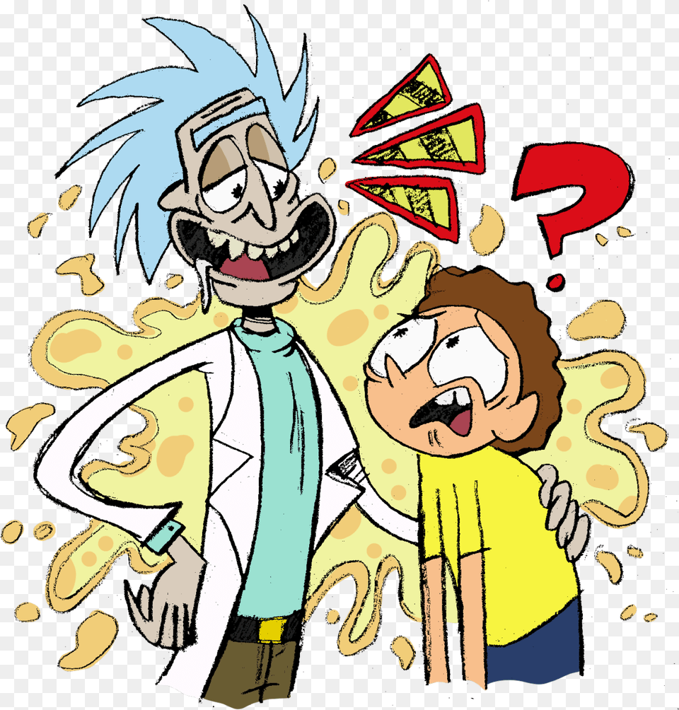 Back To The Future Rick And Morty Planets Games Cartoon, Book, Comics, Publication, Baby Free Png