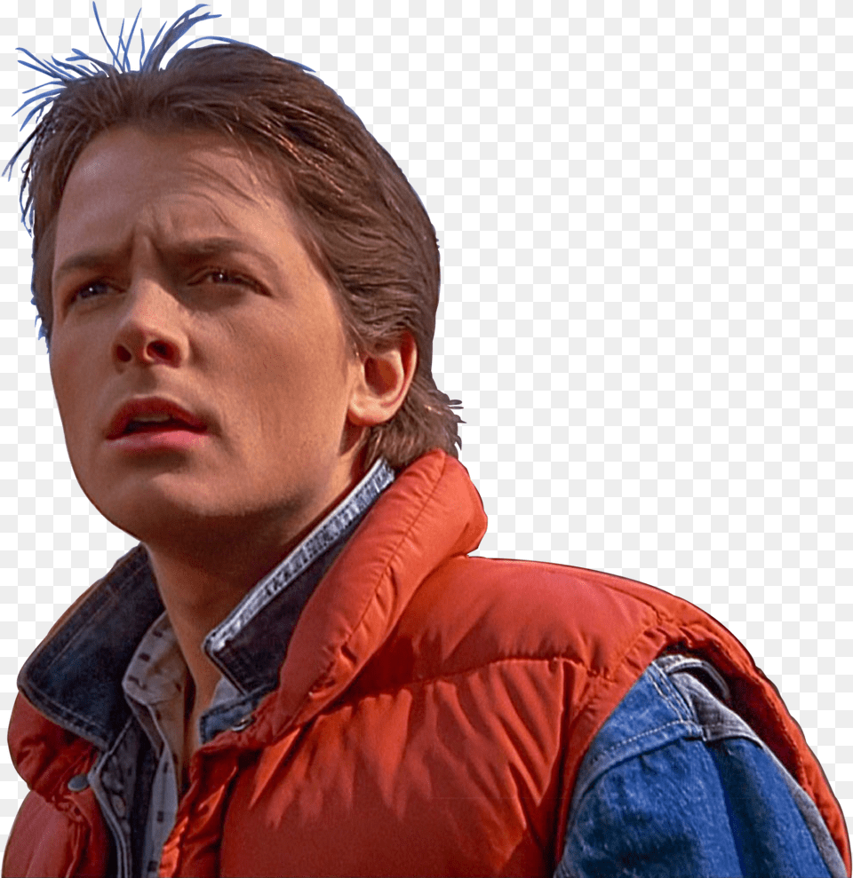 Back To The Future Image Back To The Future, Vest, Portrait, Photography, Person Free Transparent Png