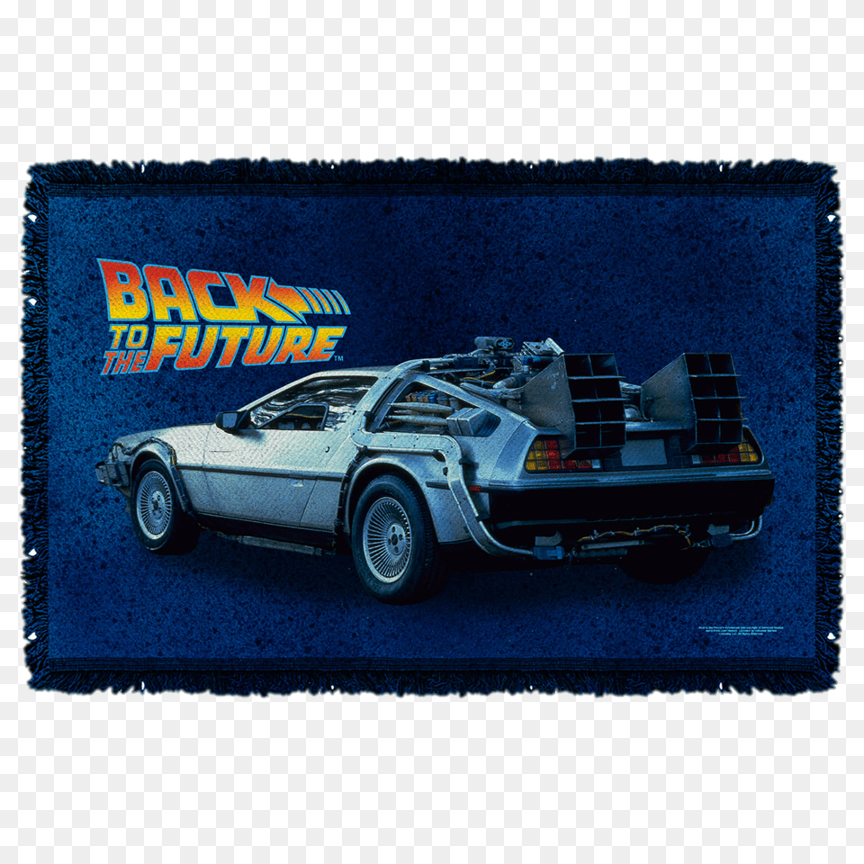 Back To The Future Woven Throw Blanket, Alloy Wheel, Vehicle, Transportation, Tire Png