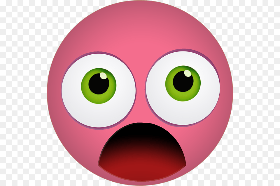 Back To Top Scared Emojis Gif Background, Disk, Sphere Free Png Download