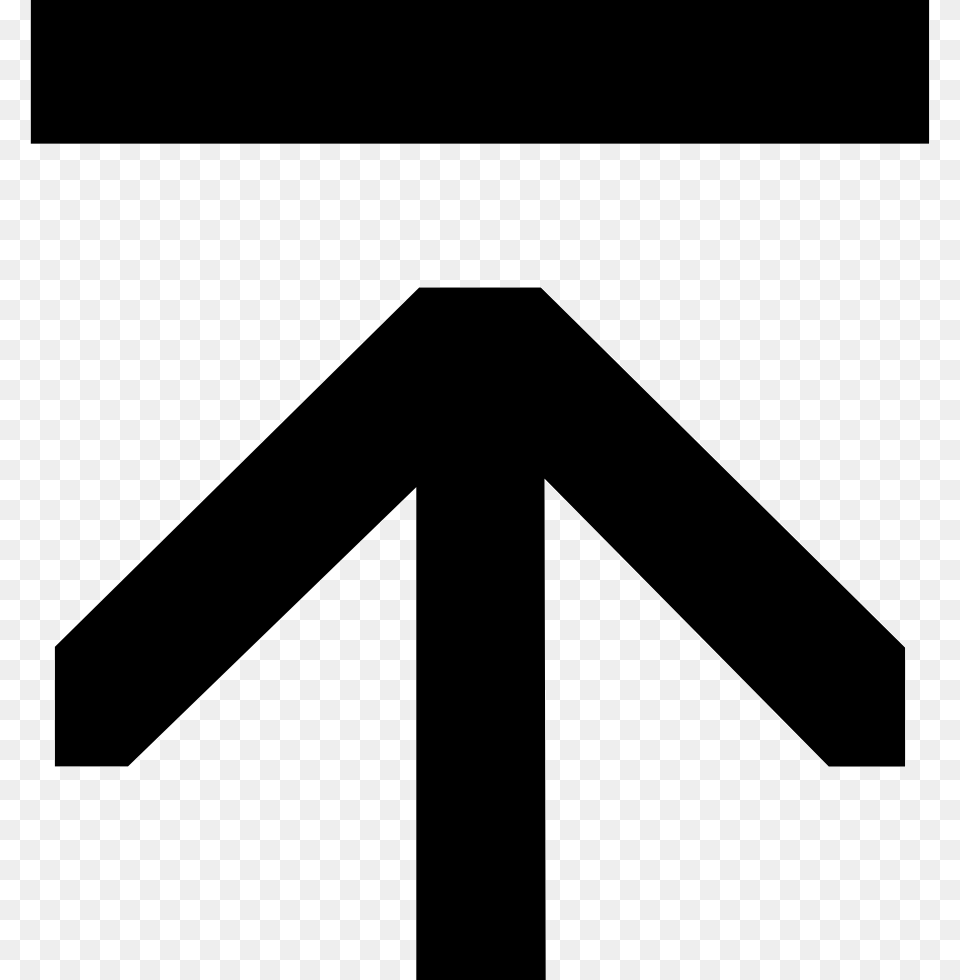 Back Top Illustration, Sign, Symbol, Cross, Road Sign Png Image