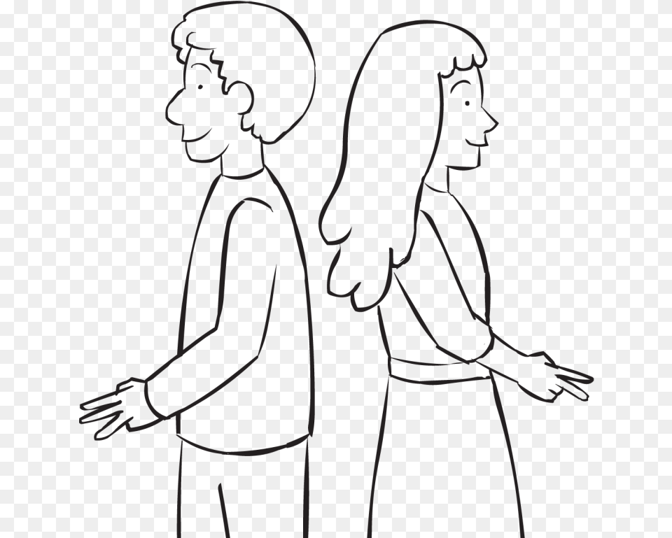 Back Two People Standing Back To Back To Each Other Back To Back Activity, Body Part, Hand, Person, Adult Free Transparent Png