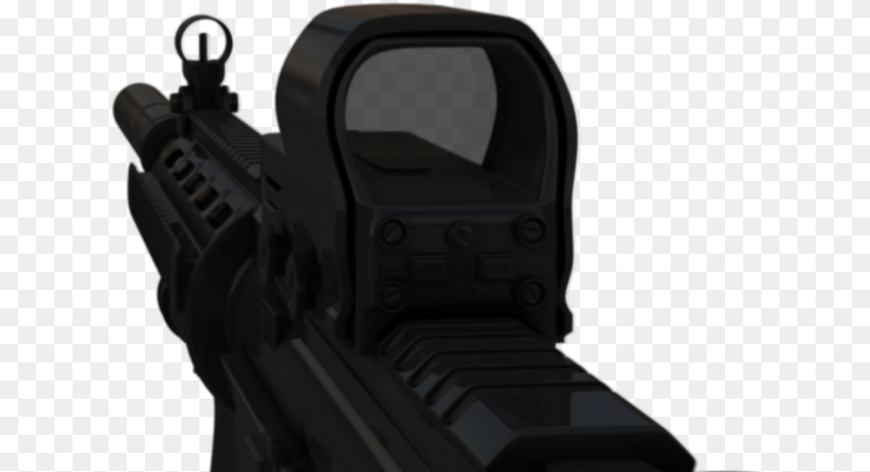 Back View Assault Rifle, Firearm, Gun, Weapon, Camera Png Image