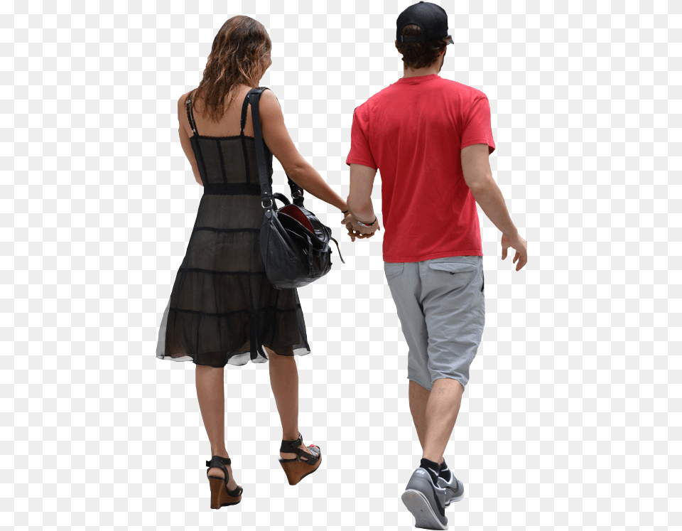 Back View Of Couple Walking Away Transparent People Walking, Shoe, Clothing, Footwear, Accessories Png