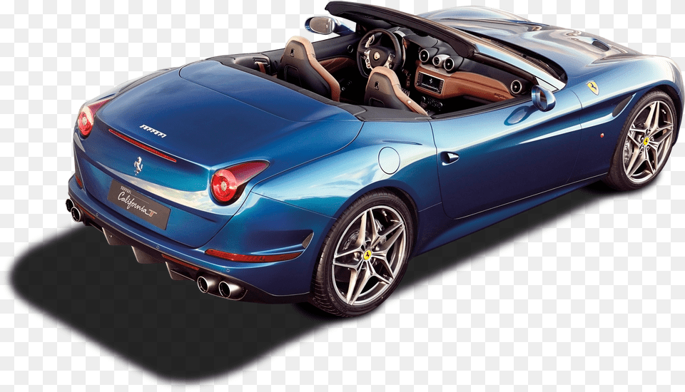 Back View Of Ferrari California T Car, Convertible, Transportation, Vehicle, Machine Free Png