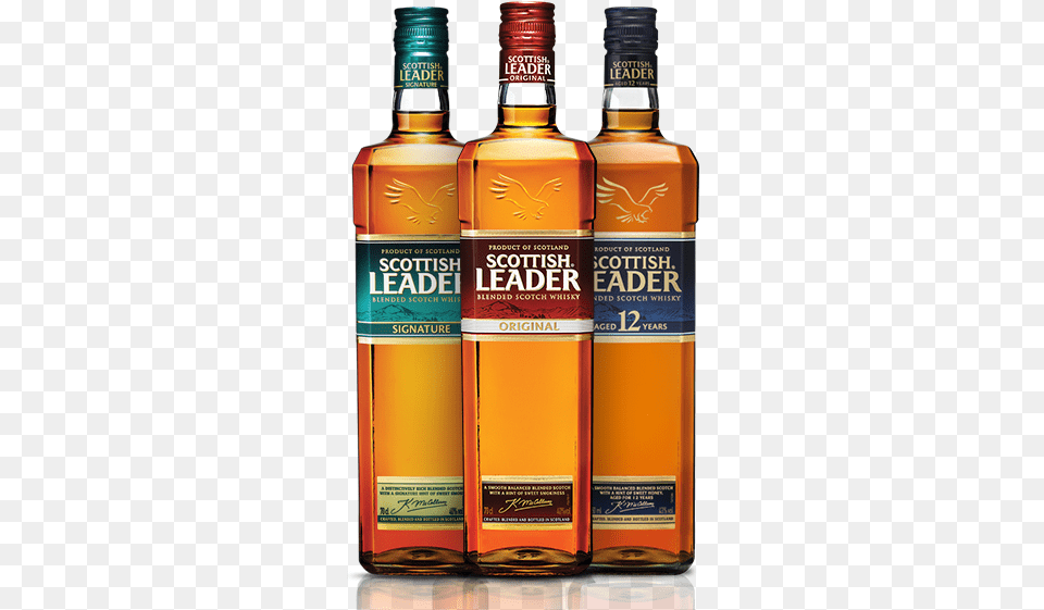 Back X Scottish Leader Blended Whisky, Alcohol, Beverage, Liquor, Bottle Free Png Download