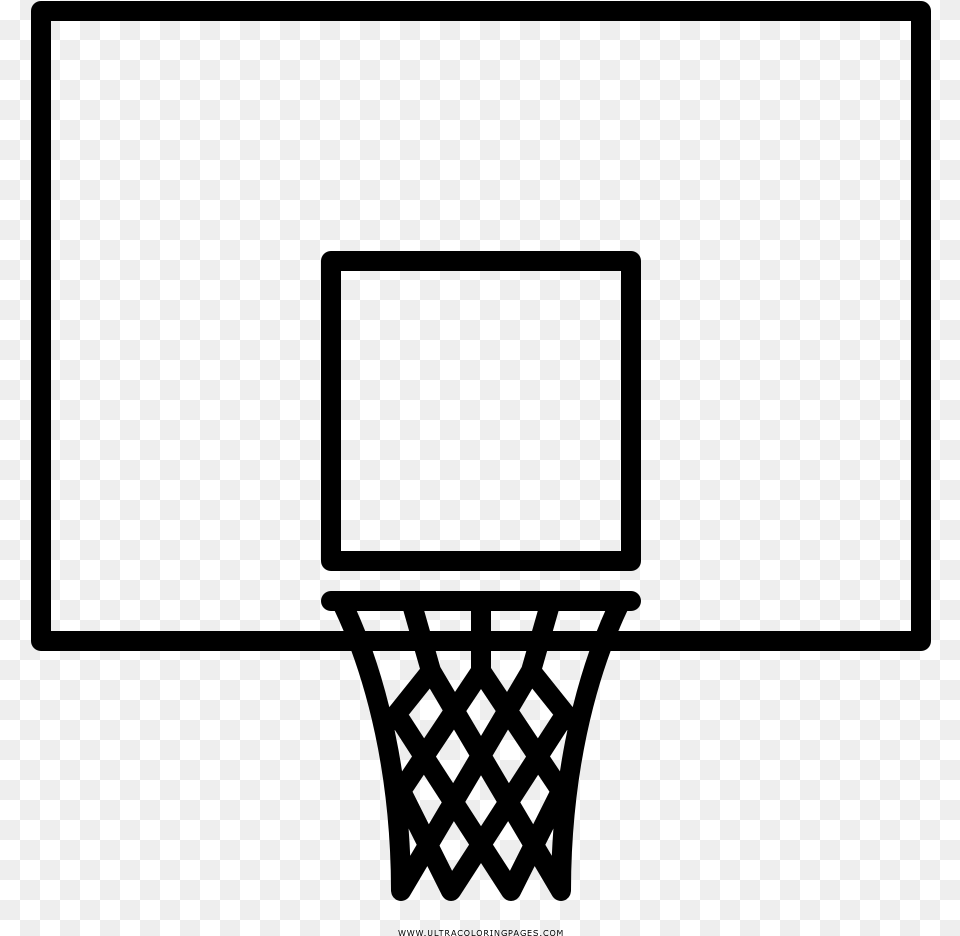 Backboard Coloring, Gray Free Png Download