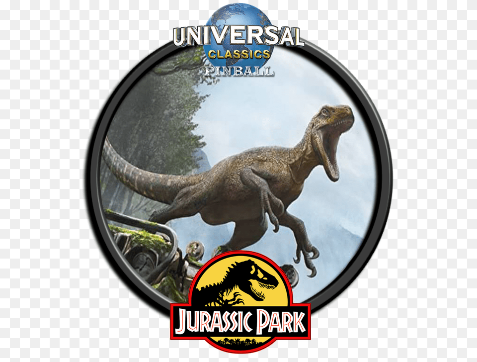 Backglass Pinball Jurassic Parck, Animal, Dinosaur, Reptile, T-rex Png Image