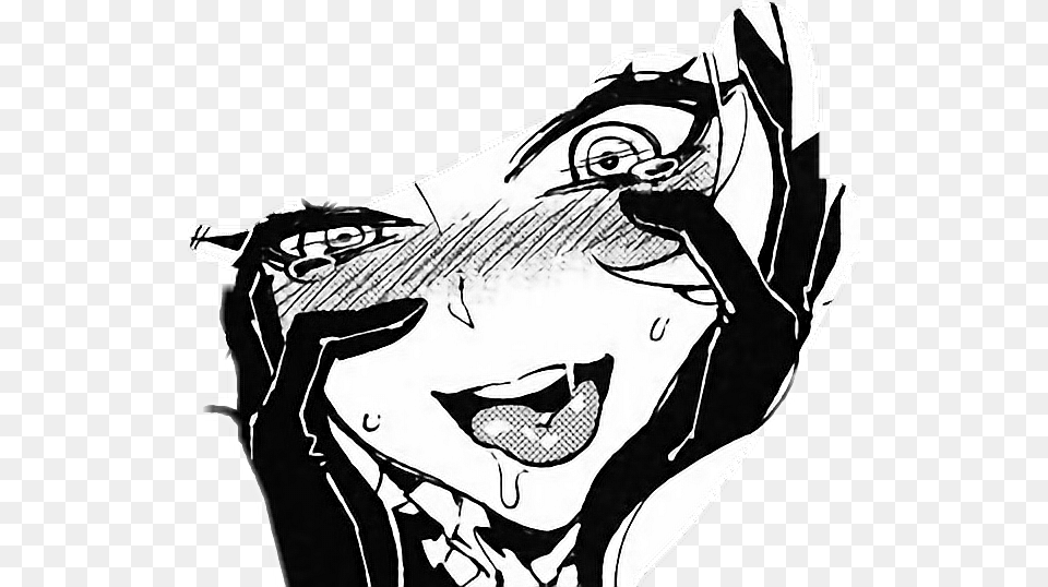 Background Ahegao, Book, Comics, Publication, Person Png Image