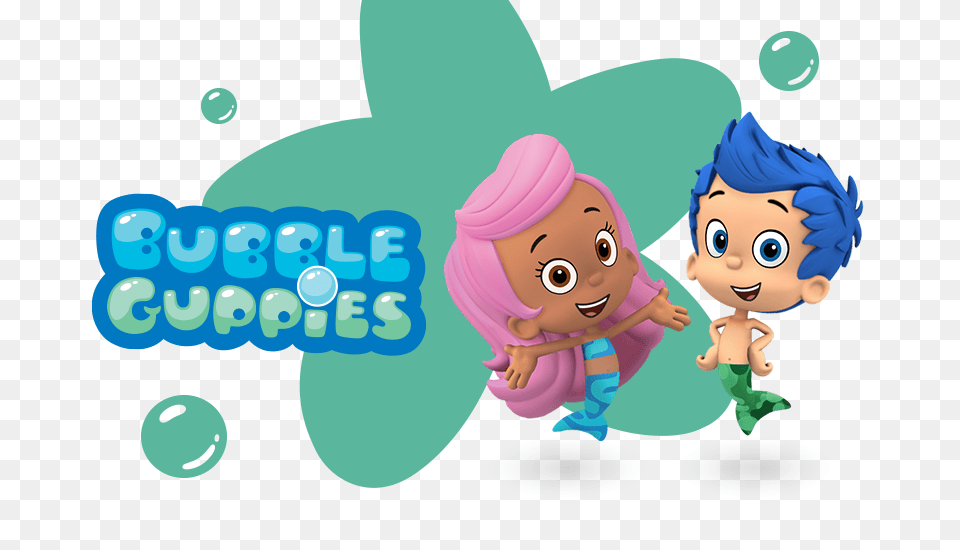 Background Art Tv Shows Bubble Guppies Bubbles, Baby, Person, Face, Head Free Png