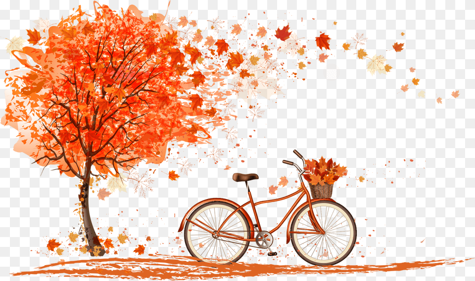 Background Autumn, Leaf, Maple, Plant, Tree Png Image
