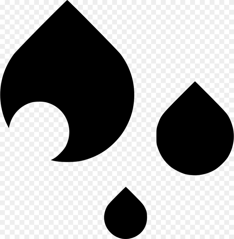 Background Black Water Drops Icon, Symbol, Stencil Png