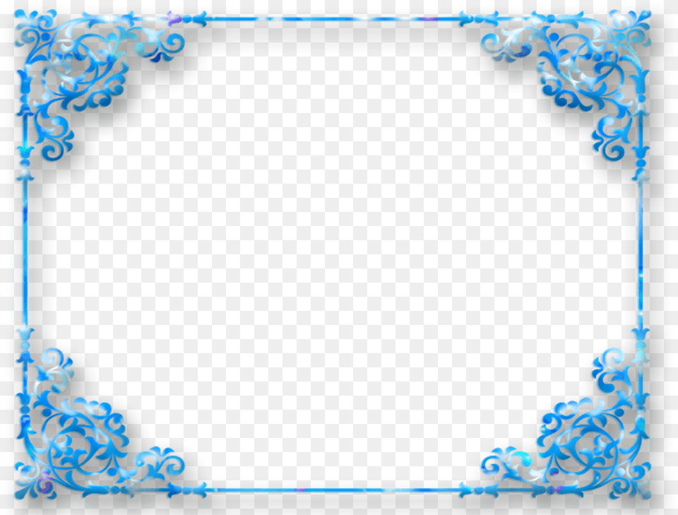 Background Blue Flower Border, Art, Floral Design, Graphics, Pattern Free Transparent Png