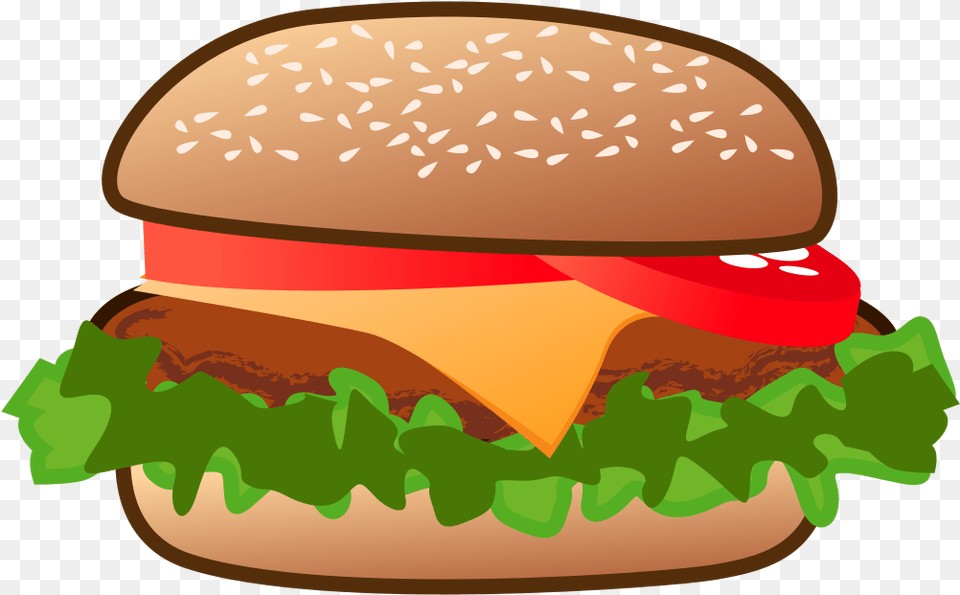 Background Burger Emoji, Food Free Png