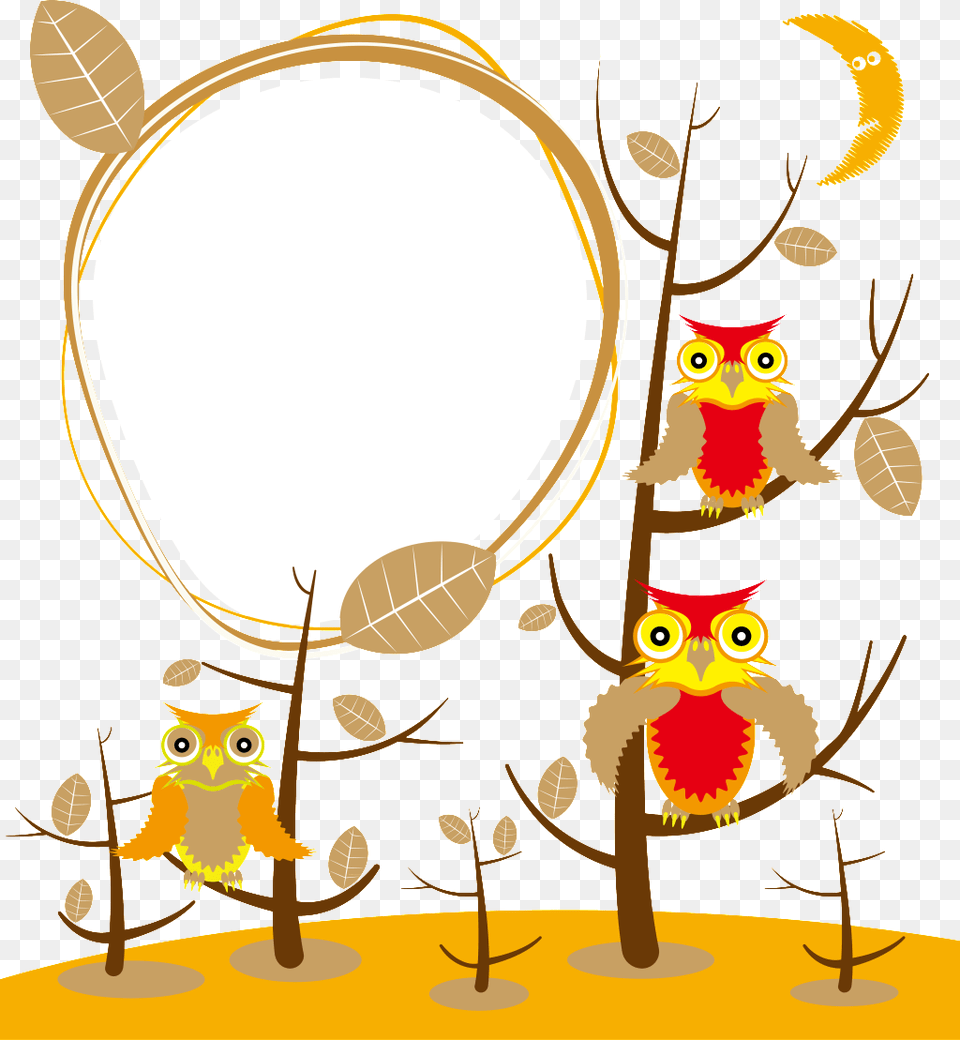 Background Cartoon Owl, Art, Graphics, Pattern, Floral Design Free Png