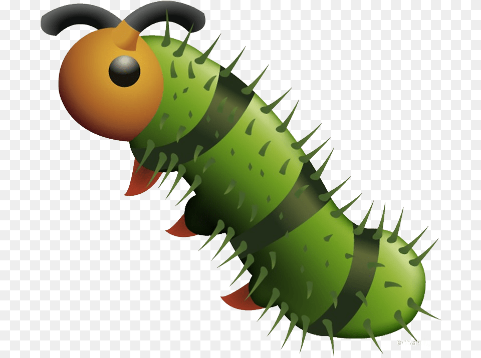 Background Caterpillar Emoji, Animal, Invertebrate, Worm Free Transparent Png