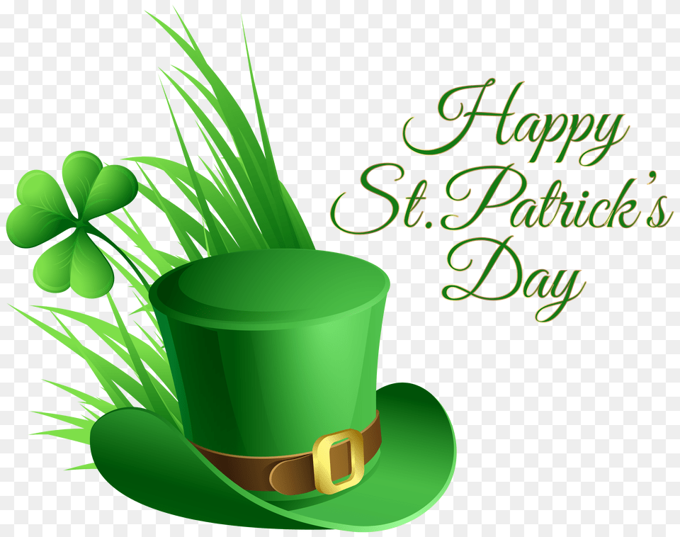 Background Clipart St Patricks Day, Clothing, Plant, Herbs, Herbal Png Image