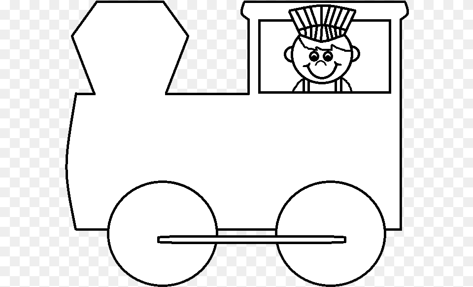 Background Courtesy Of Train Cars Clipart Black And White, Stencil, Baby, Person, Face Png