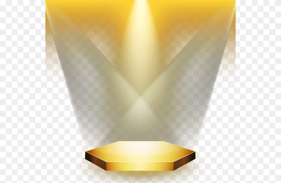Background Effect In, Gold, Lighting, Spotlight, Trophy Png Image
