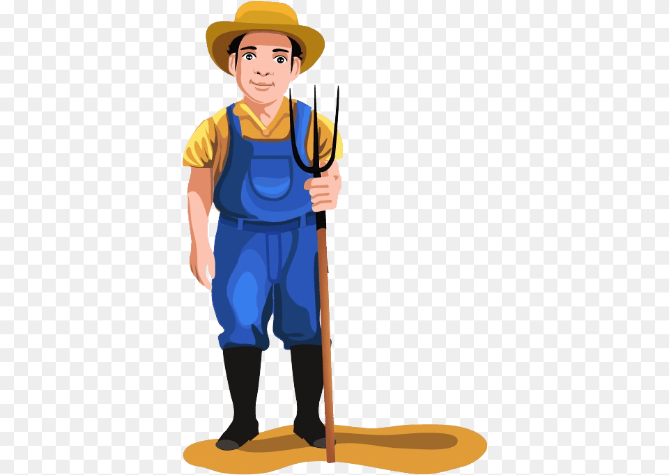 Background Farmer, Clothing, Hat, Boy, Child Free Png Download
