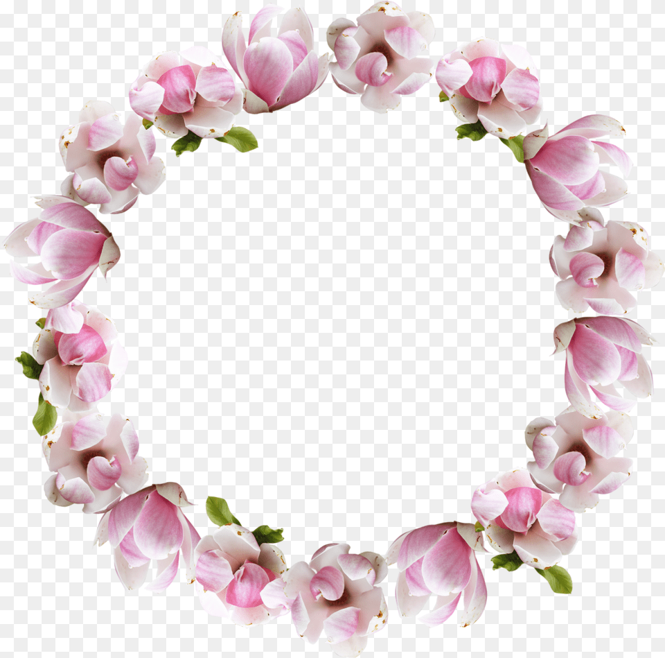 Background Flower Wreath Pink, Accessories, Plant, Petal, Flower Arrangement Free Transparent Png