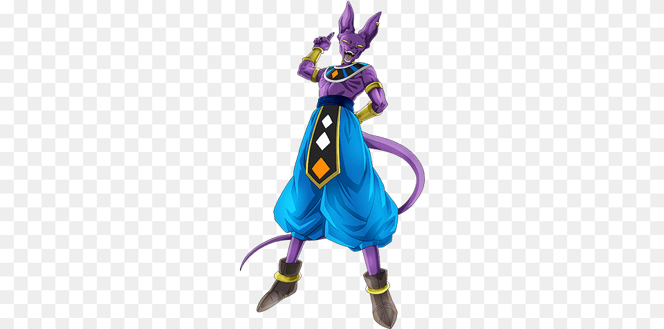 Background For Beerus Confidence In Foresight Beerus Lr Beerus Transparent, Clothing, Costume, Person, Purple Png