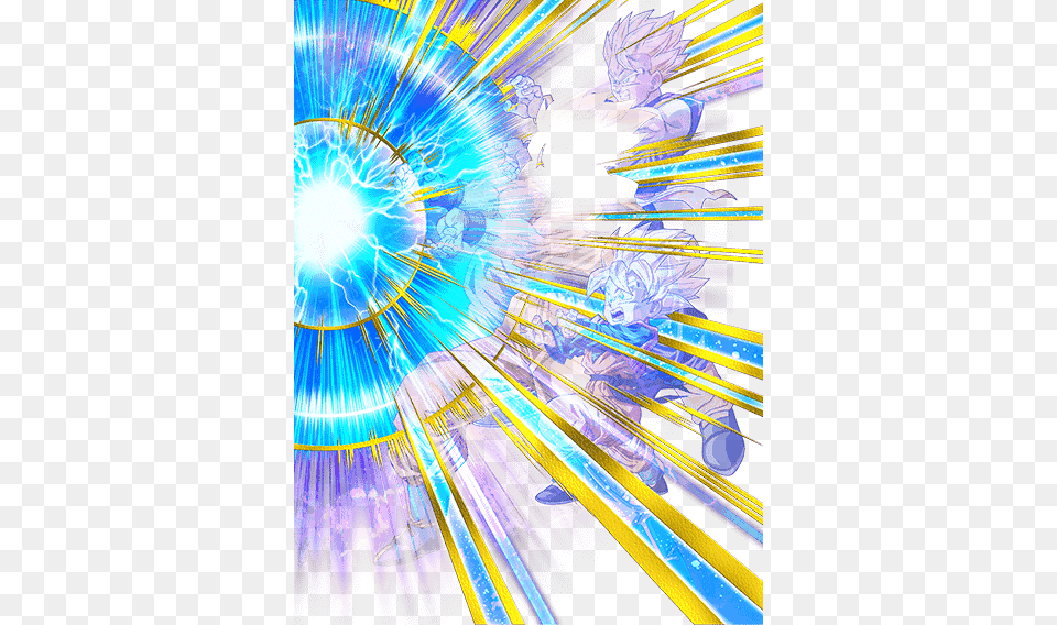 Background For Super Saiyan Goku Miraculous Kamehameha Goku, Light, Lighting, Pattern, Art Free Png Download