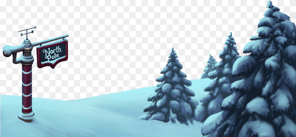 Background Foreground Only Soc Thumbnail Background North Pole, Fir, Plant, Tree, Outdoors Free Png