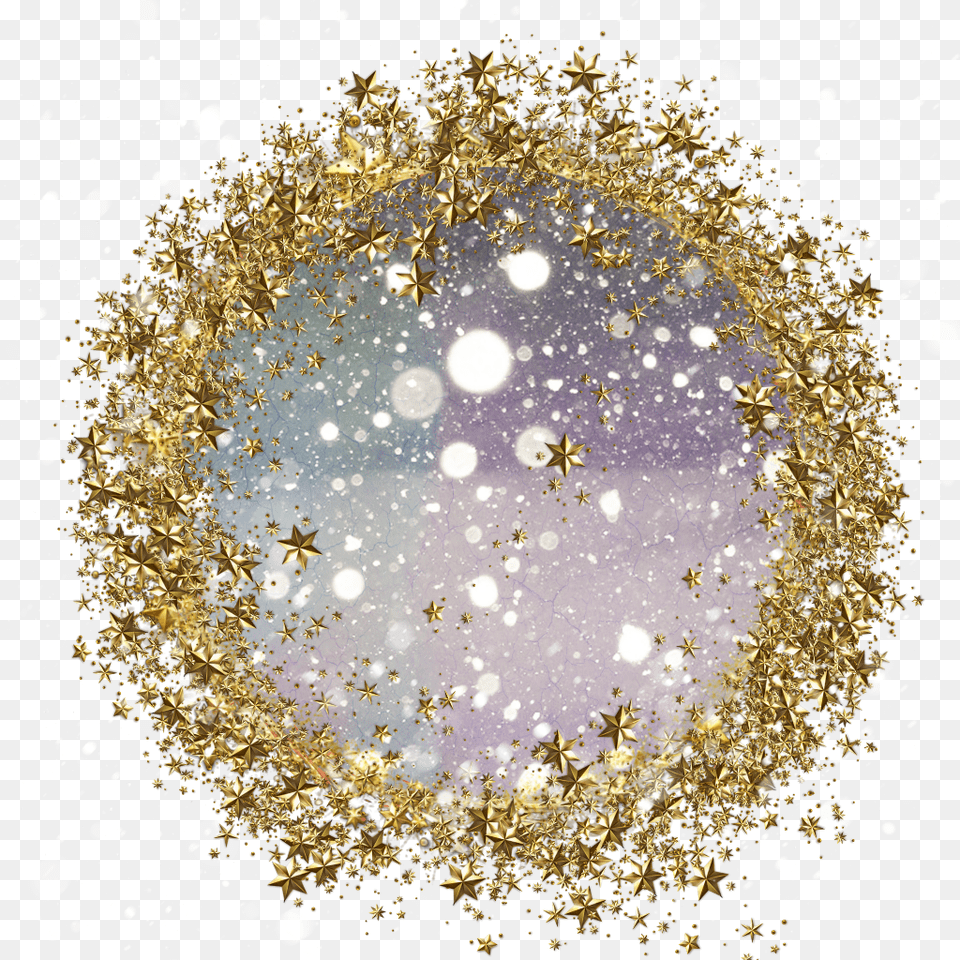 Background Frame Circle Circleframe Christmas Circle, Glitter Free Png