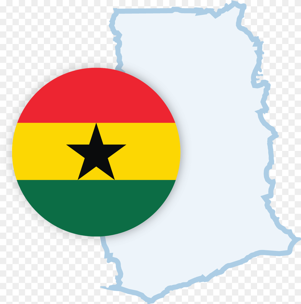Background Ghana Flag, Star Symbol, Symbol, Logo, Adult Png