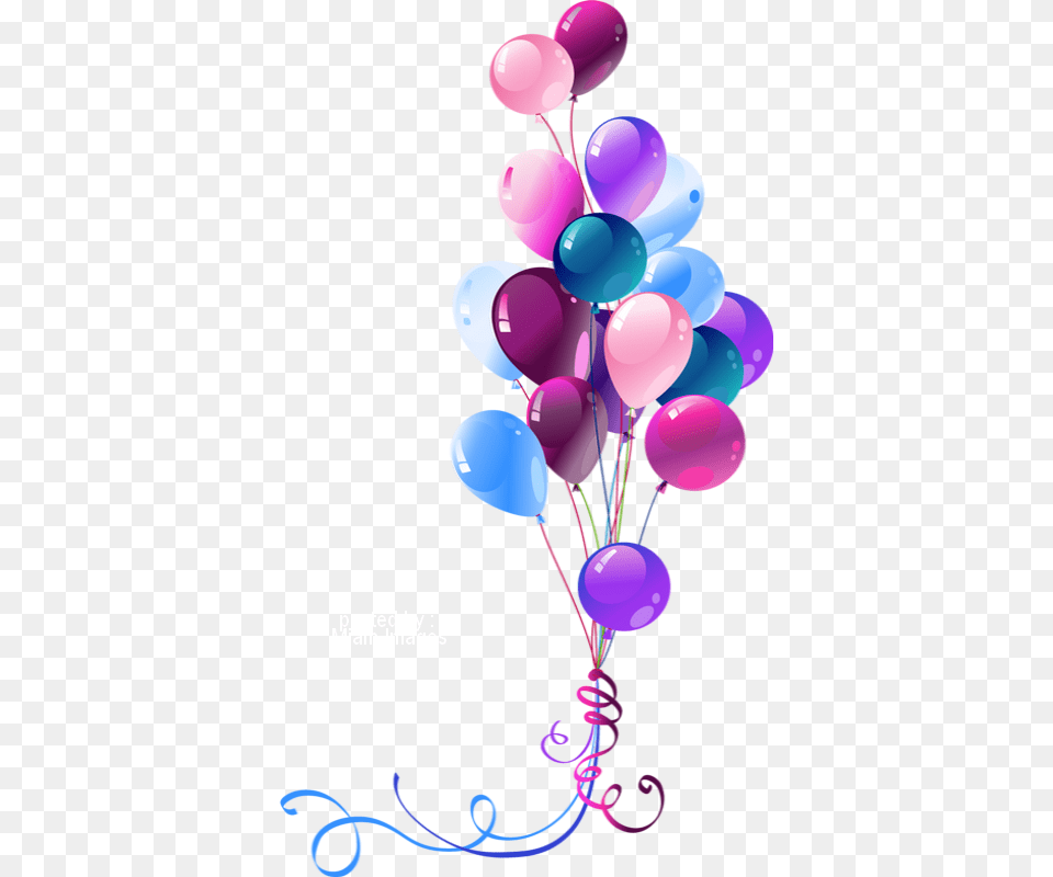 Background Happy Birthday Balloon Clipart, Art, Graphics Png Image