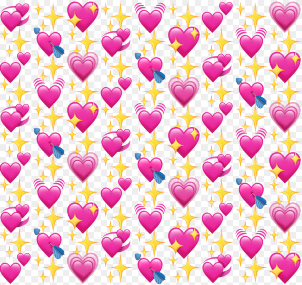 Background Heart Emoji Hearts Sticker Iphone Heart Emoji Background Png Image