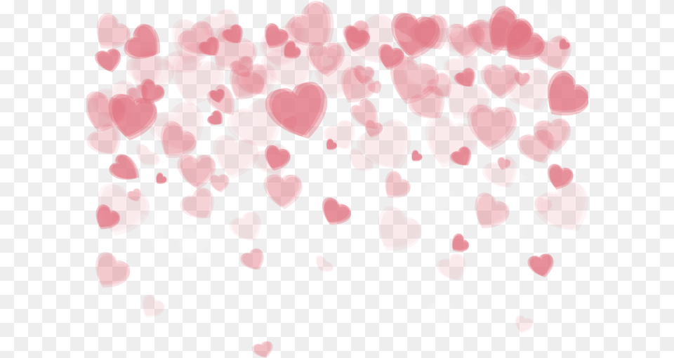 Background Image Heart Valentines Day Background, Flower, Petal, Plant, Paper Free Png Download