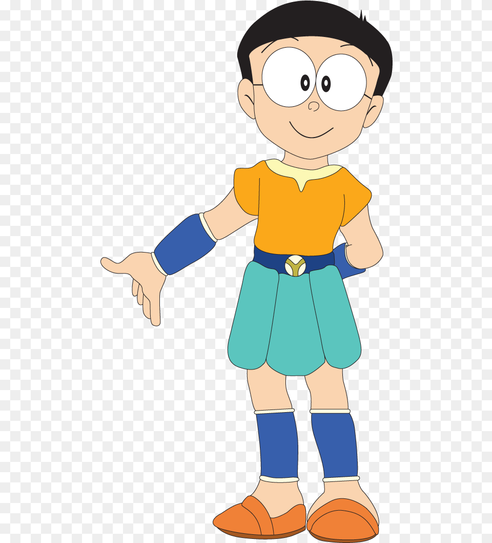 Background Interesting Nobita, Baby, Person, Cartoon, Face Free Transparent Png