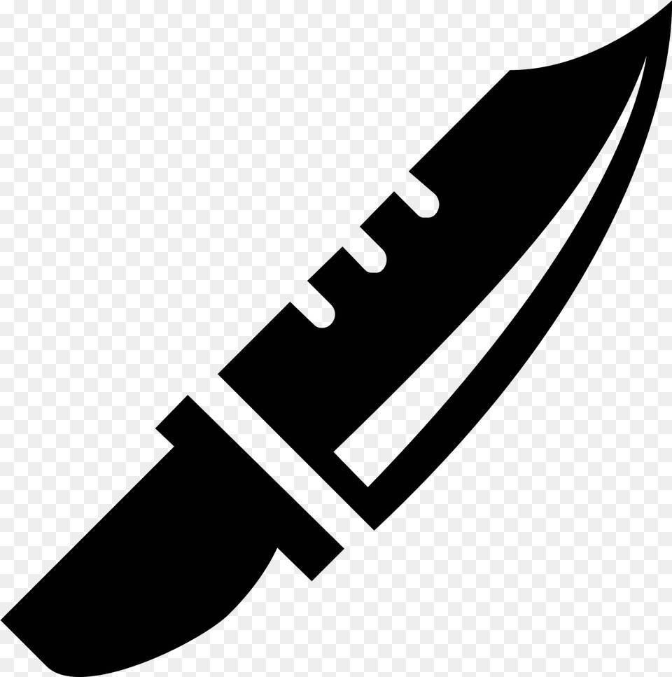 Background Knife Icon, Gray Free Png