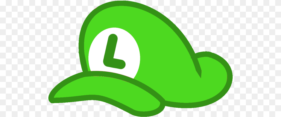 Background Luigi Hat, Green, Clothing, Baseball Cap, Cap Free Png Download