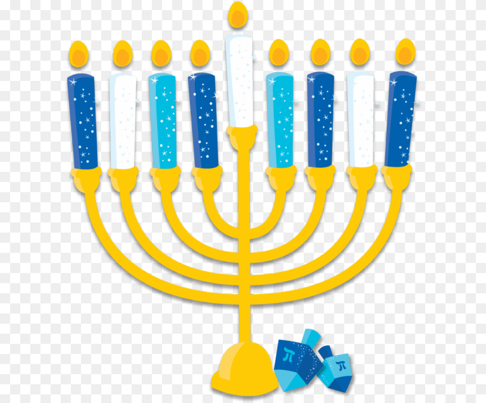 Background Menorah Clipart, Festival, Hanukkah Menorah, Candle, Candlestick Free Png