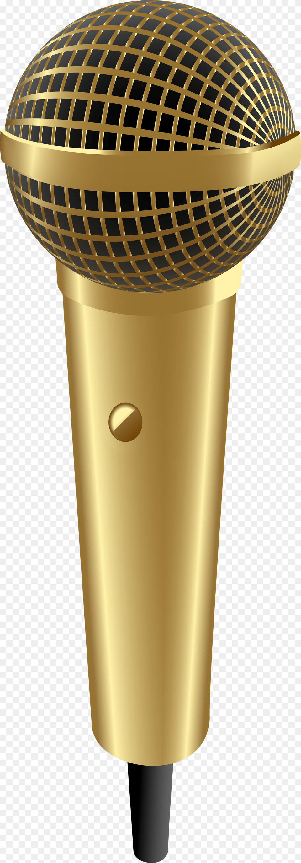 Background Microphone Clipart Gold Microphone Clipart Background Free Png Download