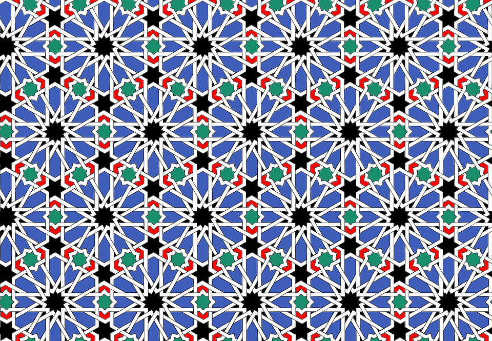 Background Pattern Geometric Texture Andalusia Alczar Of Seville, Machine, Wheel, Art, Tile Free Png