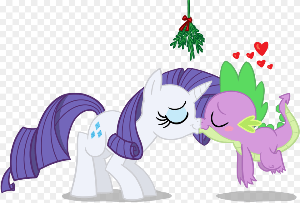 Background Pony My Little Pony Spike Kiss Rarity, Cartoon, Art, Graphics Png