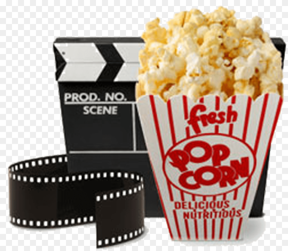 Background Popcorn Cinema E Pop Corn, Food, Clapperboard Free Transparent Png