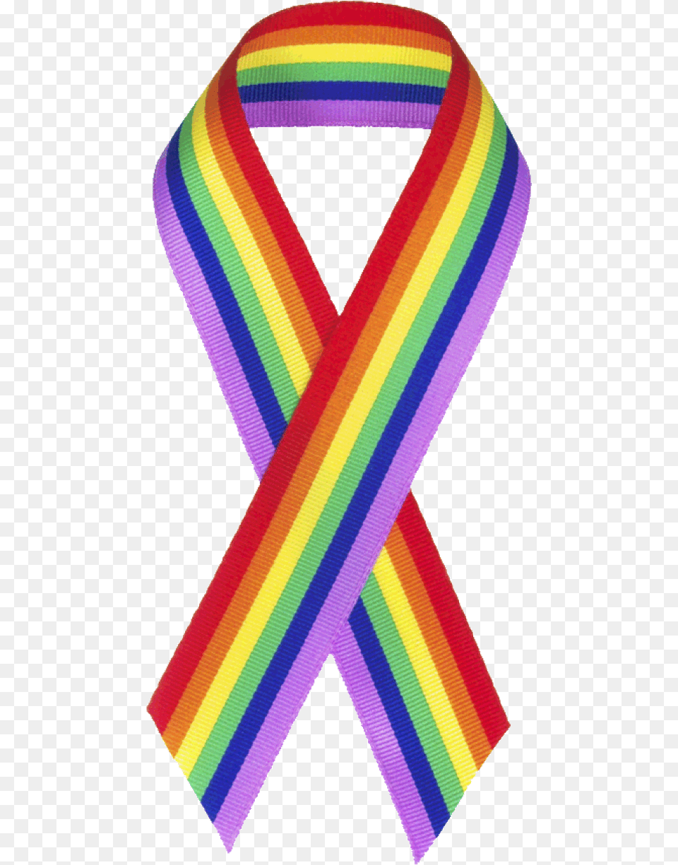 Background Rainbow Ribbon Clipart Rainbow Ribbon Background, Accessories, Person Free Transparent Png