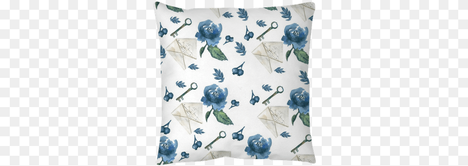 Background Roses Hand Painted Watercolor Jamps 2 Fleece Blanket, Cushion, Home Decor, Pillow, Scissors Png Image