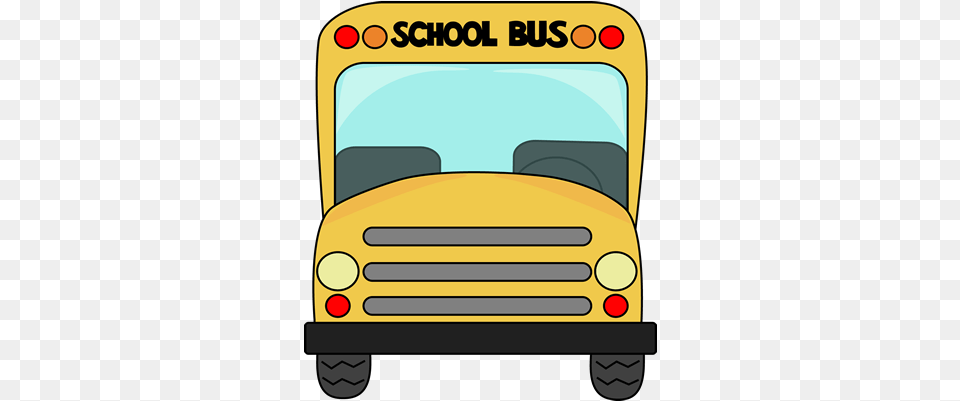 Background School Bus Clipart School Bus Front Clipart, School Bus, Transportation, Vehicle, Car Free Png Download