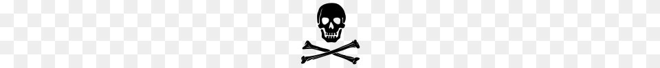 Background Skull And Crossbones Hd Transparent, Gray Free Png Download