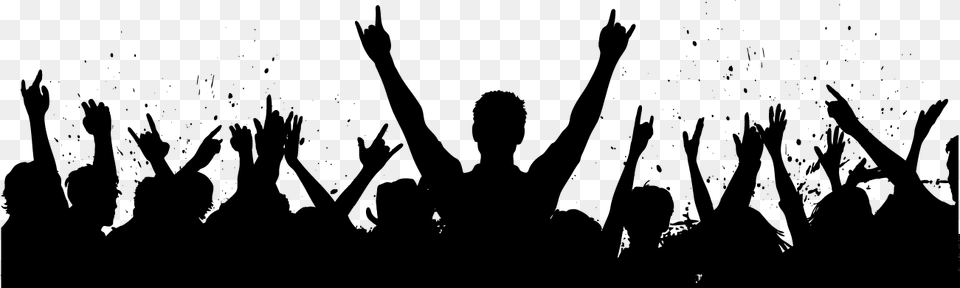 Background Snackrilege Backgroundcrowd People Hands Up, Silhouette, Person, Concert, Crowd Free Transparent Png
